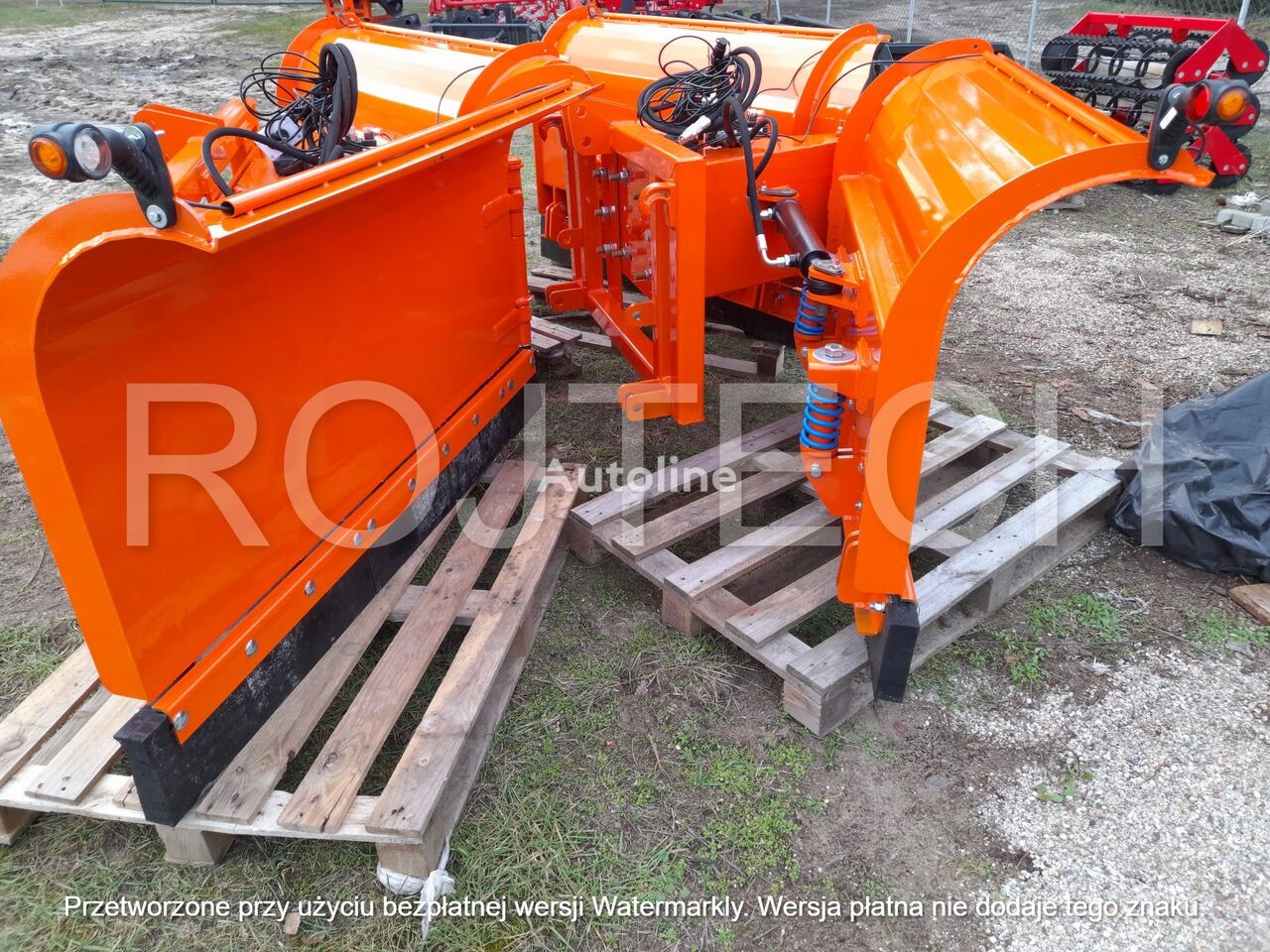 new Lumesahk, lumele 3 m, nool. snow plough