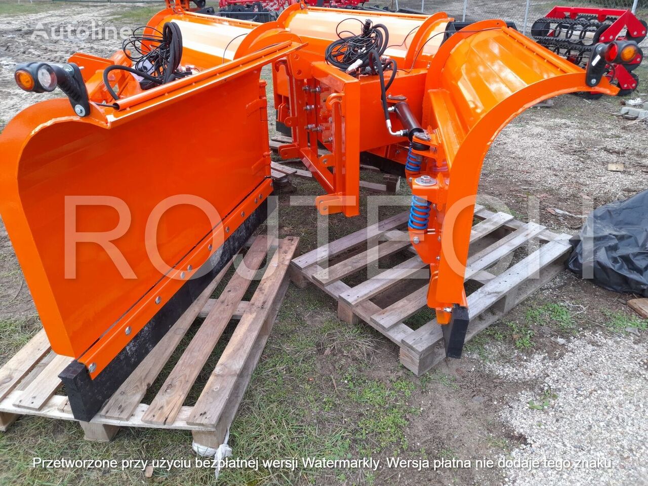 new TYP V snow plough