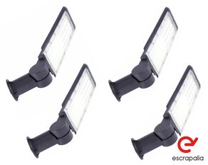 Lote 4 Farolas LED 50W de Exterior Articulables (Nuevas) alumbrado público nuevo