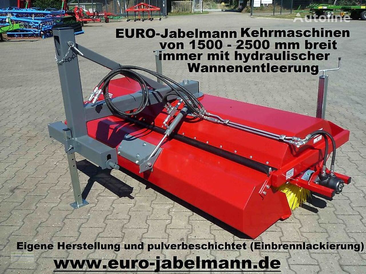 neue Euro-Jabelmann Kehrmaschinen, NEU, Breiten 1500 - 2500 mm, eigene Herstellung, Kehrbürste