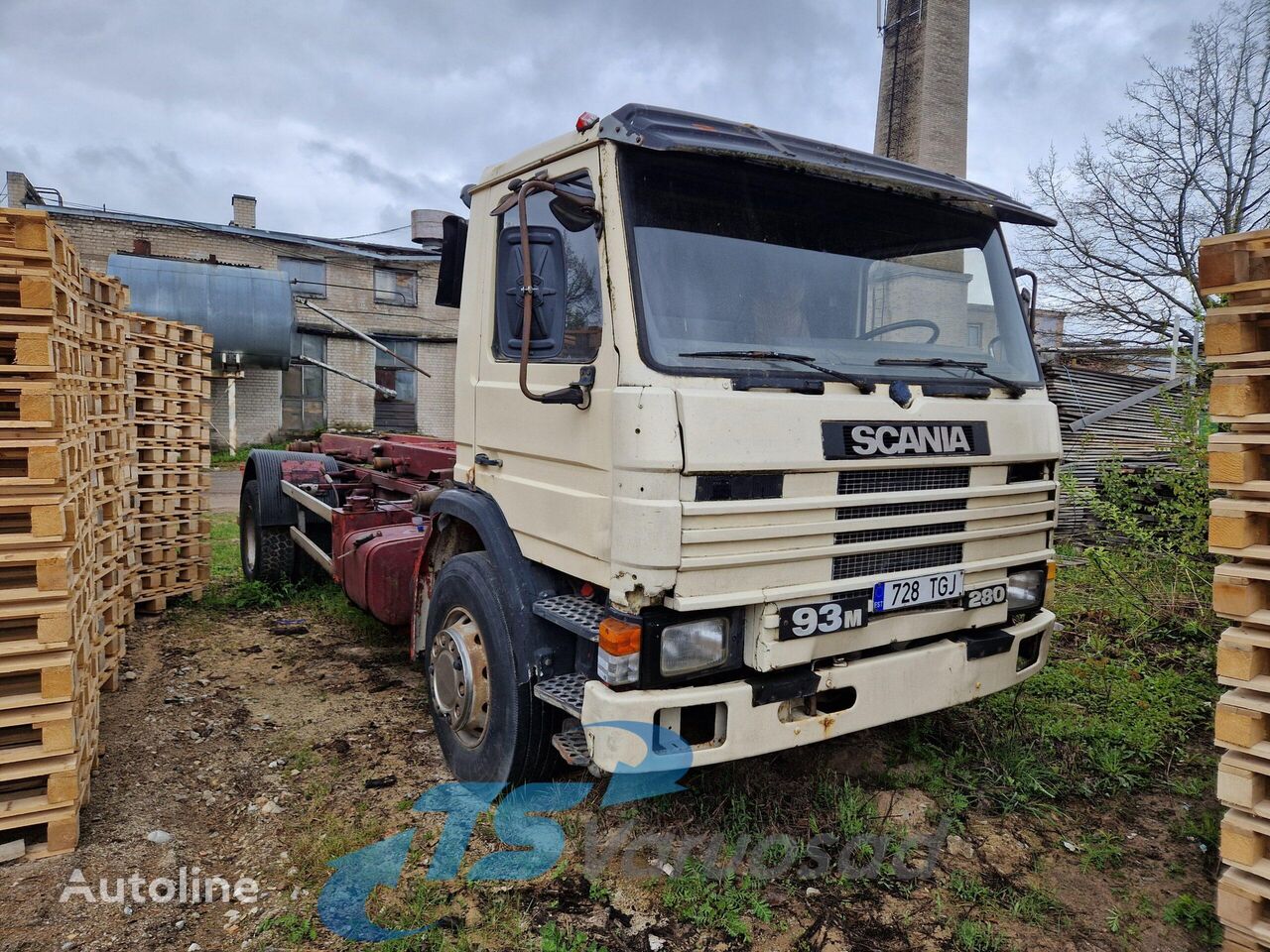 Scania Scana 93M Ladebordwand