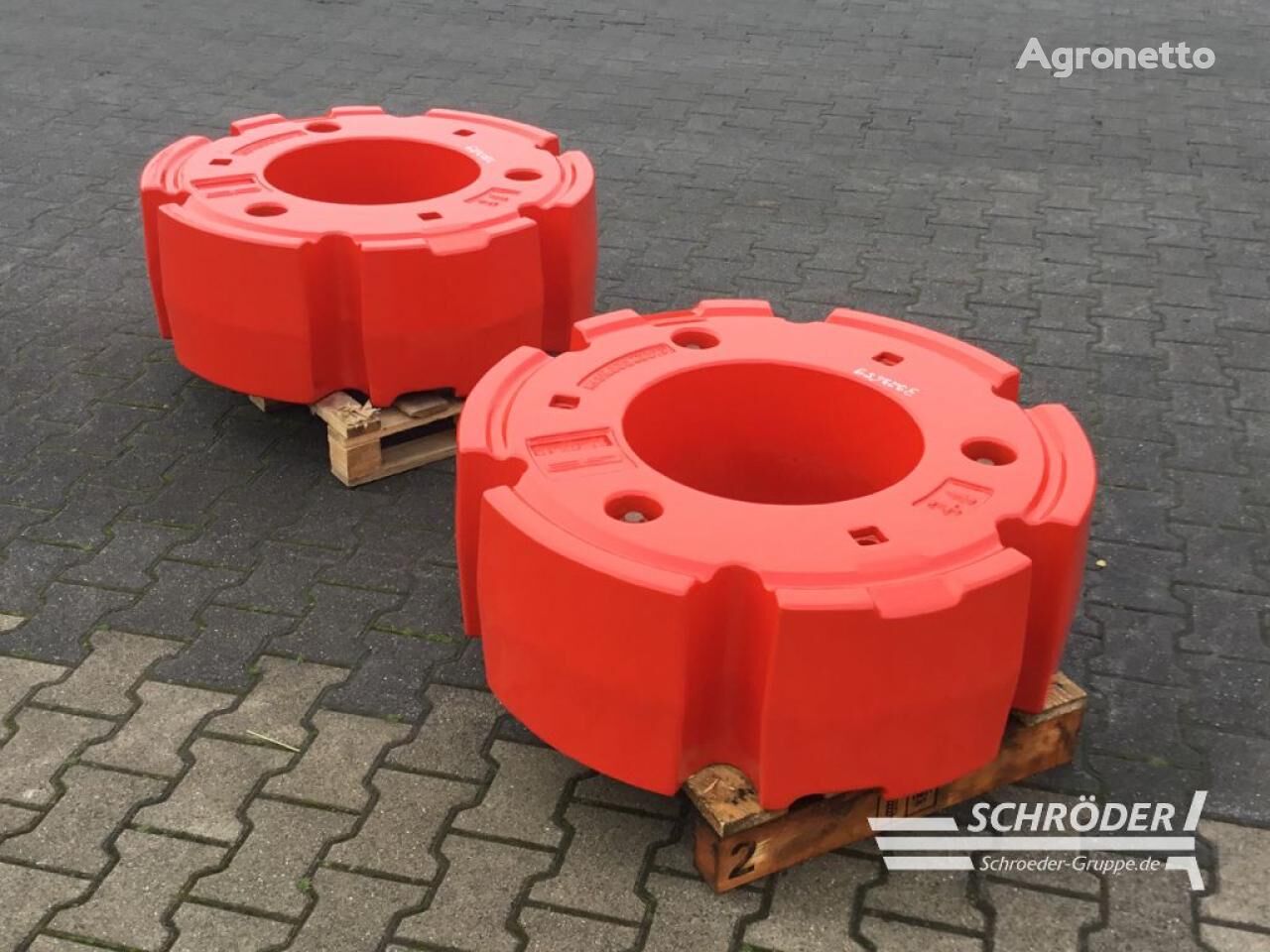 ثقل اتزان الجرارة BELASTUNGSGEWICHT HINTERRÄDER 2X 1000 KG