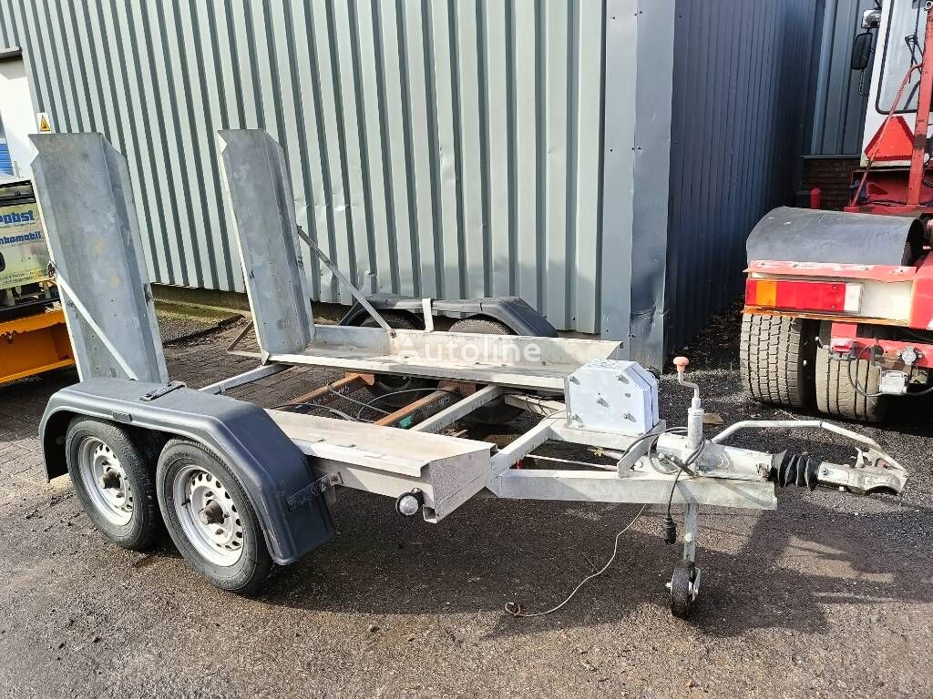 مقطورة نقل معدات 2 assige 2 axle trailer  oprijplaten ramps aanhang