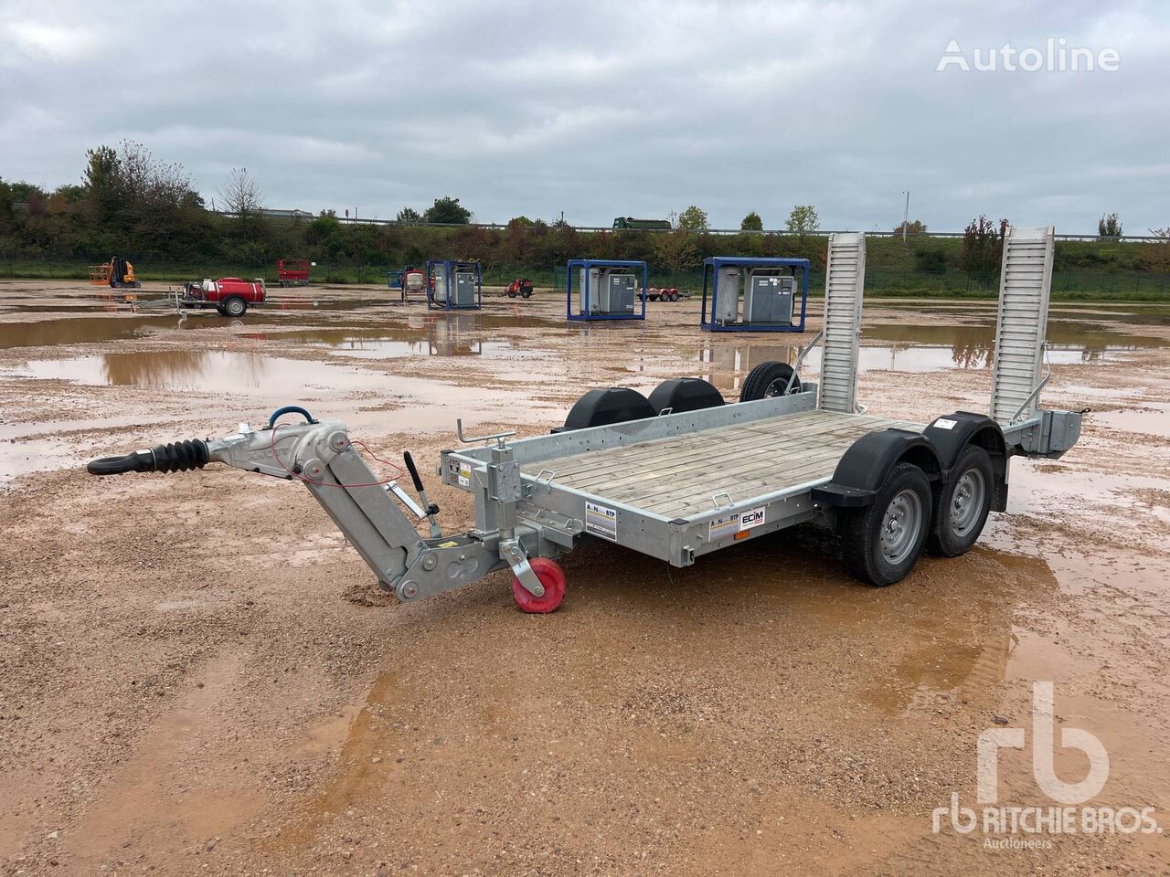 Ecim E4 Remorque 2 Essieux equipment trailer