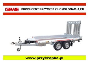 Gewe P3500 E/1 Przyczepa pod minikoparkę 3,5x1,6m SUPER MOCNA! remolque porta maquinaria nuevo