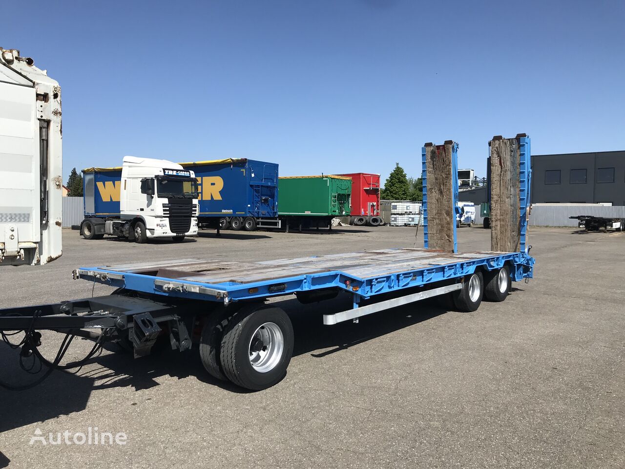 Goldhofer 24-30/HIDRAULIKUS RÁMPA/BPW equipment trailer