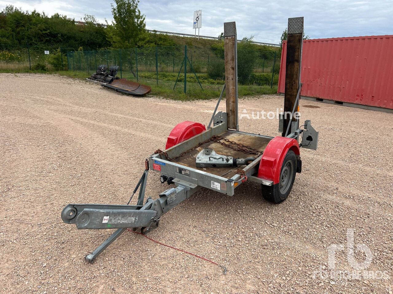 Прицеп для спецтехники HUBIERE H211T 14CF Remorque 1 Essieu S/A - Autoline