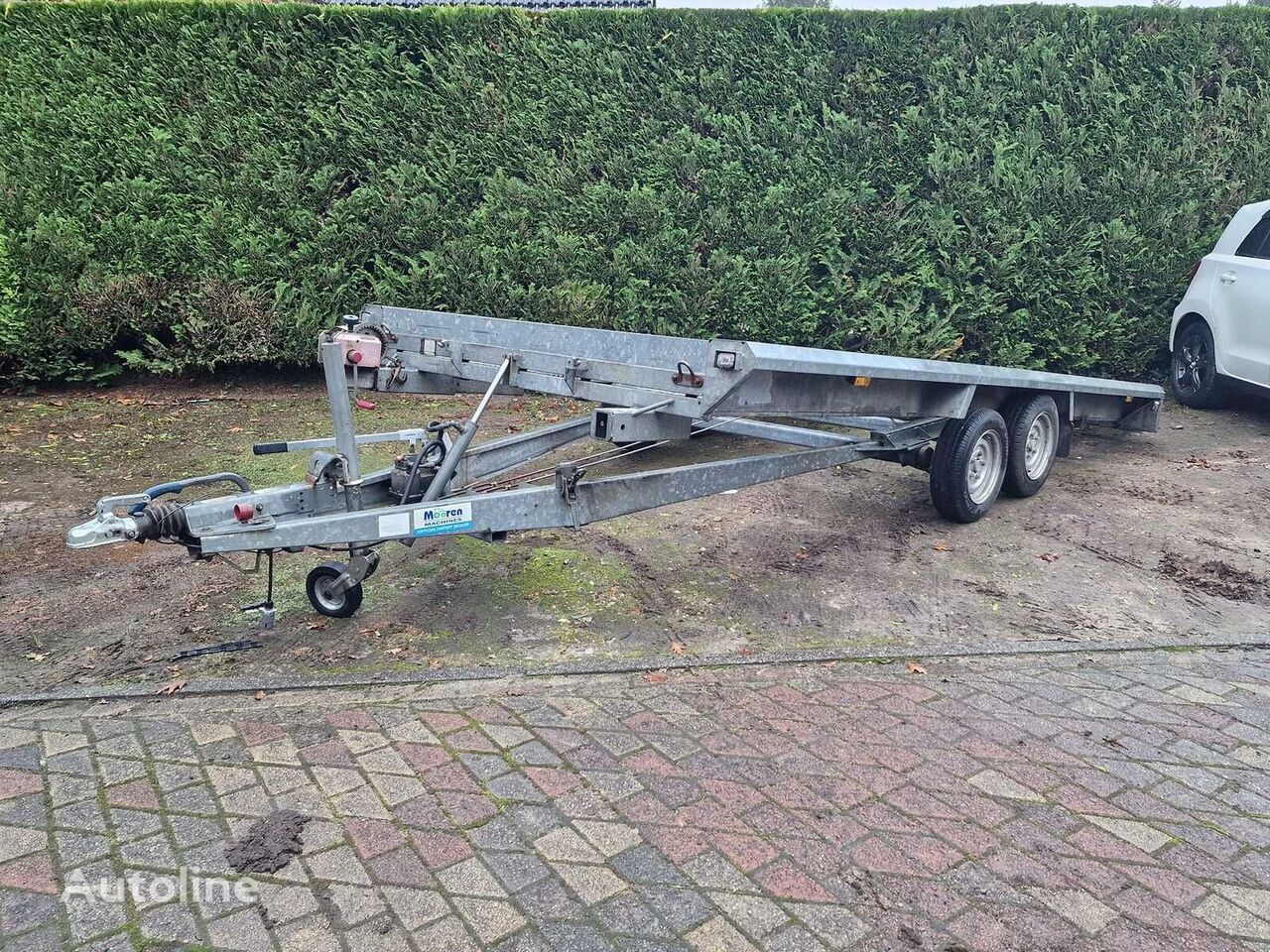 Hapert kantelbare autotransporter - Aanhangwagen - 2700kg - 92-WD-FK machinetransporter