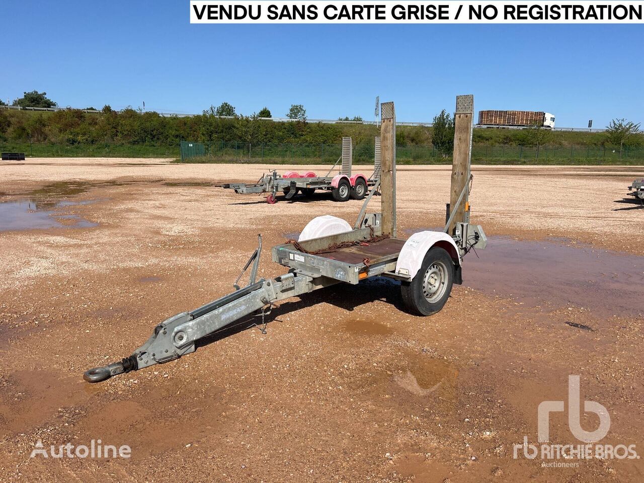 Hubière HUBIERE H211T01CF S/A Remorque 1 Essieu equipment trailer