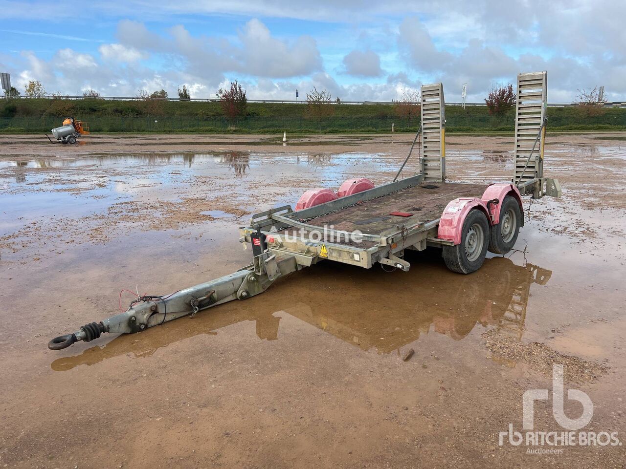 Hubière HUBIERE H212L14CF T/A Remorque maskintrailer