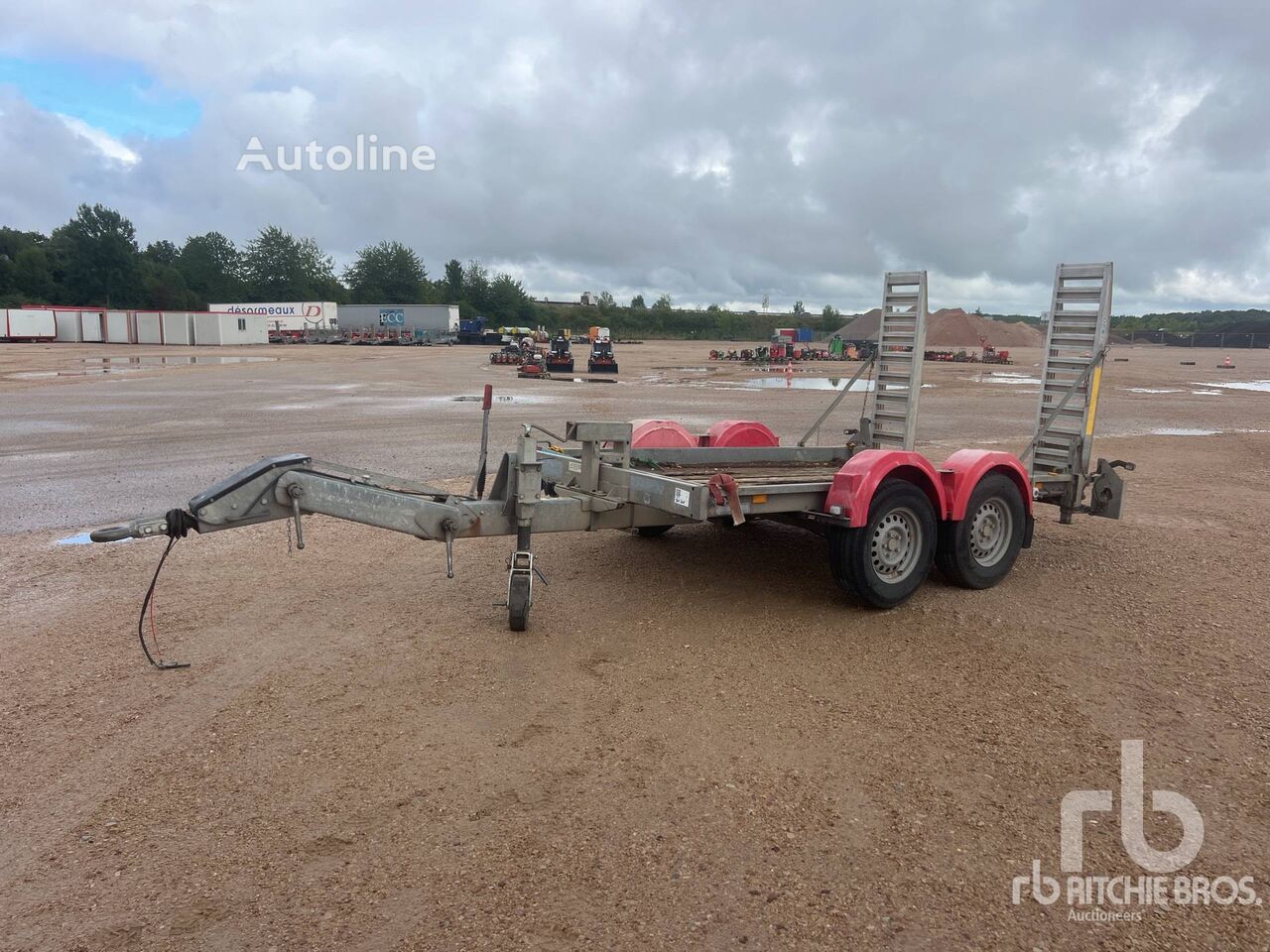 Hubière HUBIERE TPG352 PTAC 3500 kg Remorque 2 Essieux T/A equipment trailer for sale | Autoline TZ Hubière HUBIERE TPG352 PTAC 3500 kg Remorque 2 Essieux T/A equipment trailer - Autoline