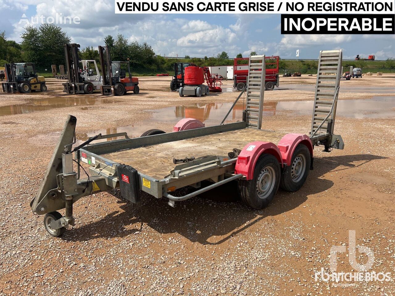 remorque porte-engin Hubière HUBIERE TPG352R T/A Remorque 2 Essieux (Inoperable)