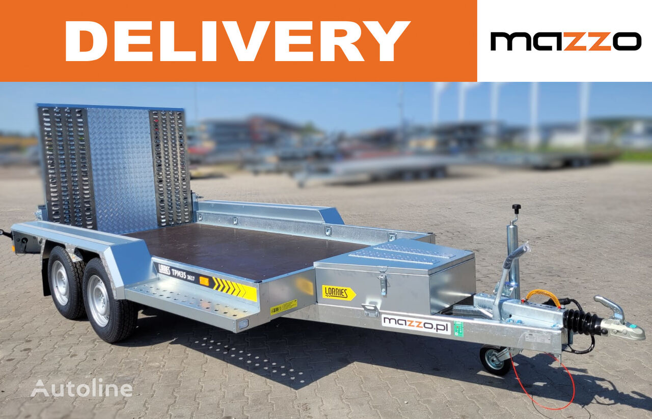 remorque porte-engin Lorries DELIVERY! TPM35 trailer for mini excavators 362x175cm TOP QUALIT neuve