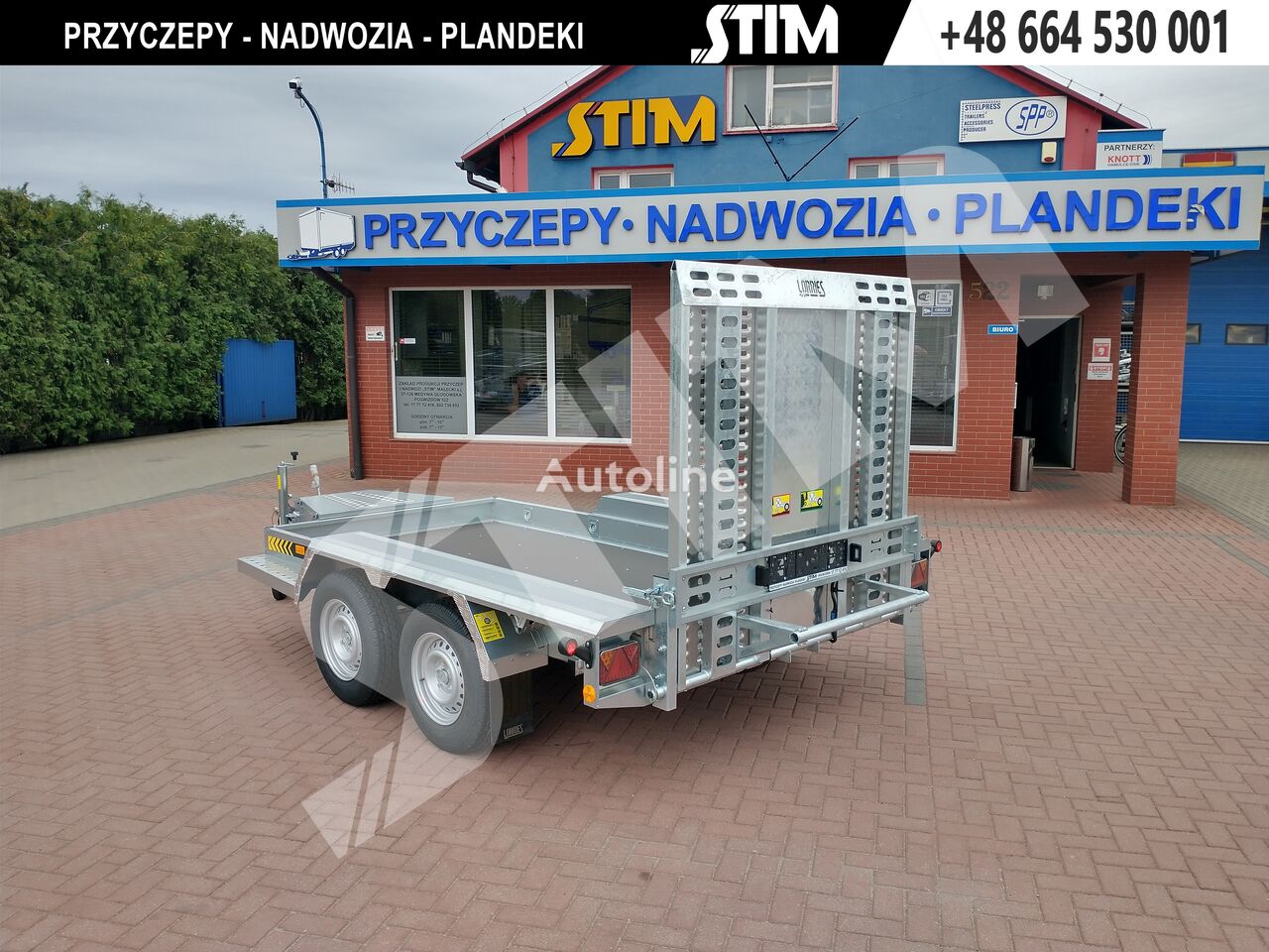 nauja statybinės technikos priekaba Lorries TPM27-3115