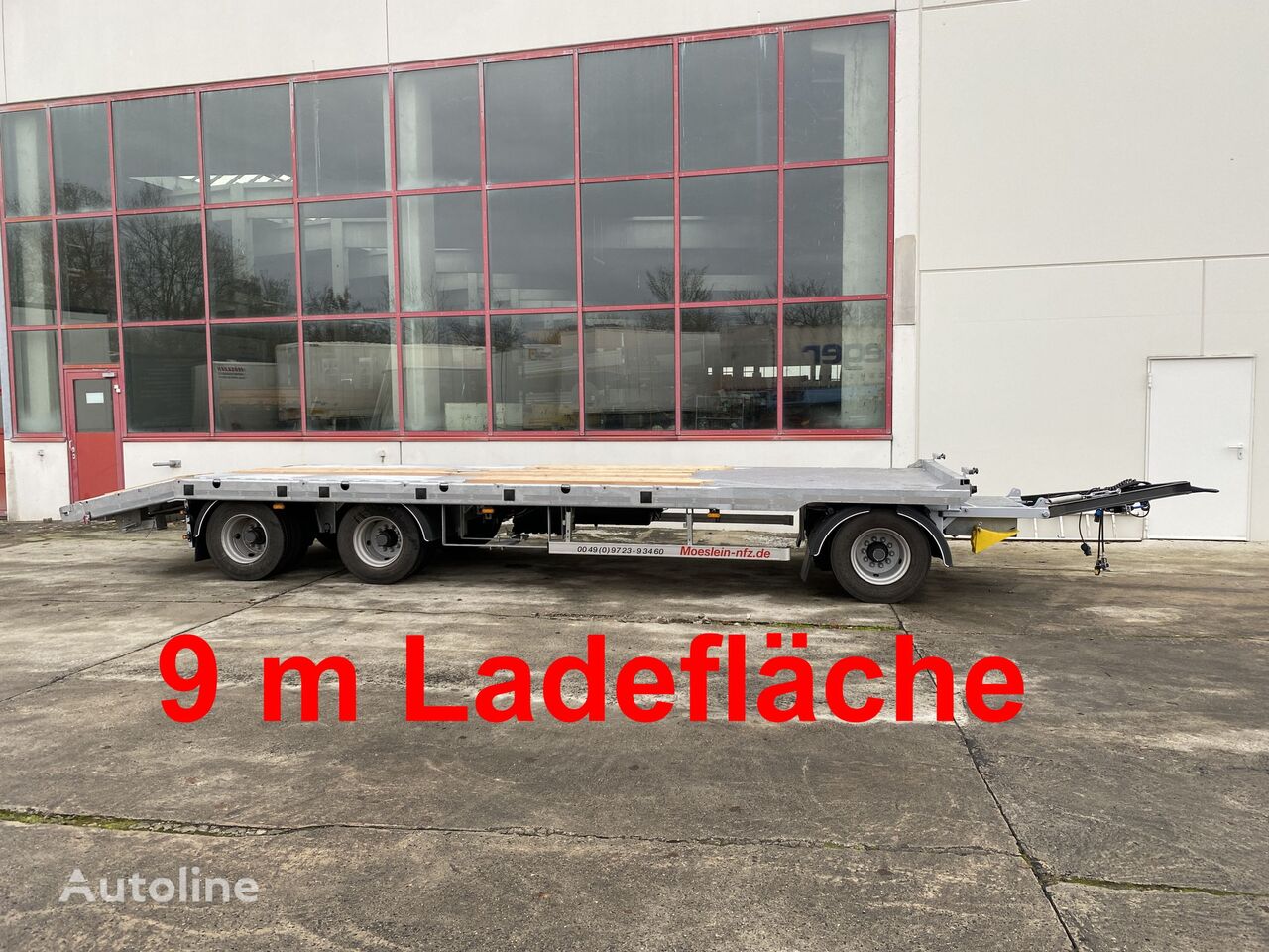 new Möslein T 3-P9,2 OR  equipment trailer