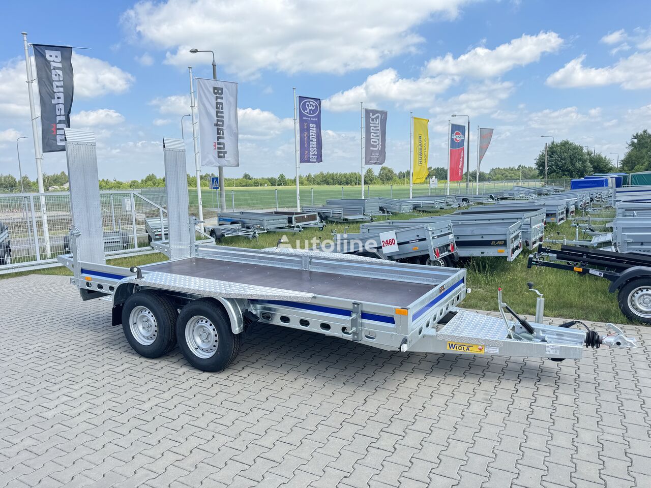 Remorque porte-engin Wiola B3540 neuve - Autoline