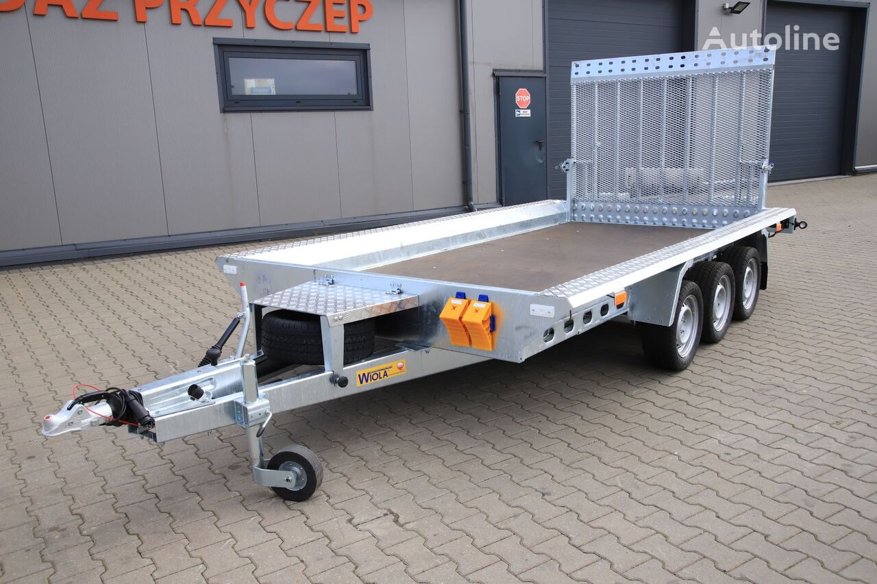 new Wiola B3540 MAX 395X180 DMC 3500kg 3 osie koła 195R13C equipment trailer