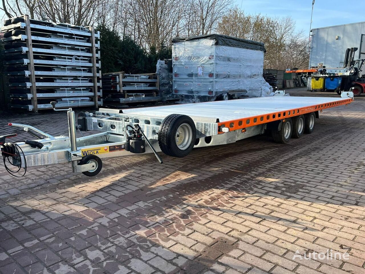 new Wiola L65G35P equipment trailer