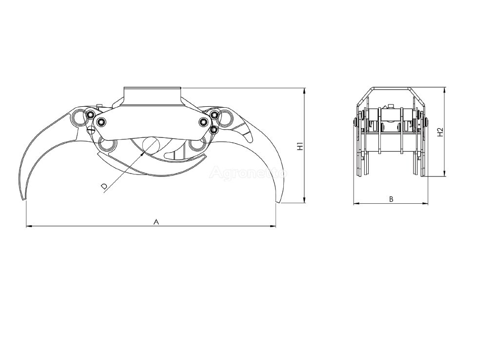 новый захват для леса PF-R 42