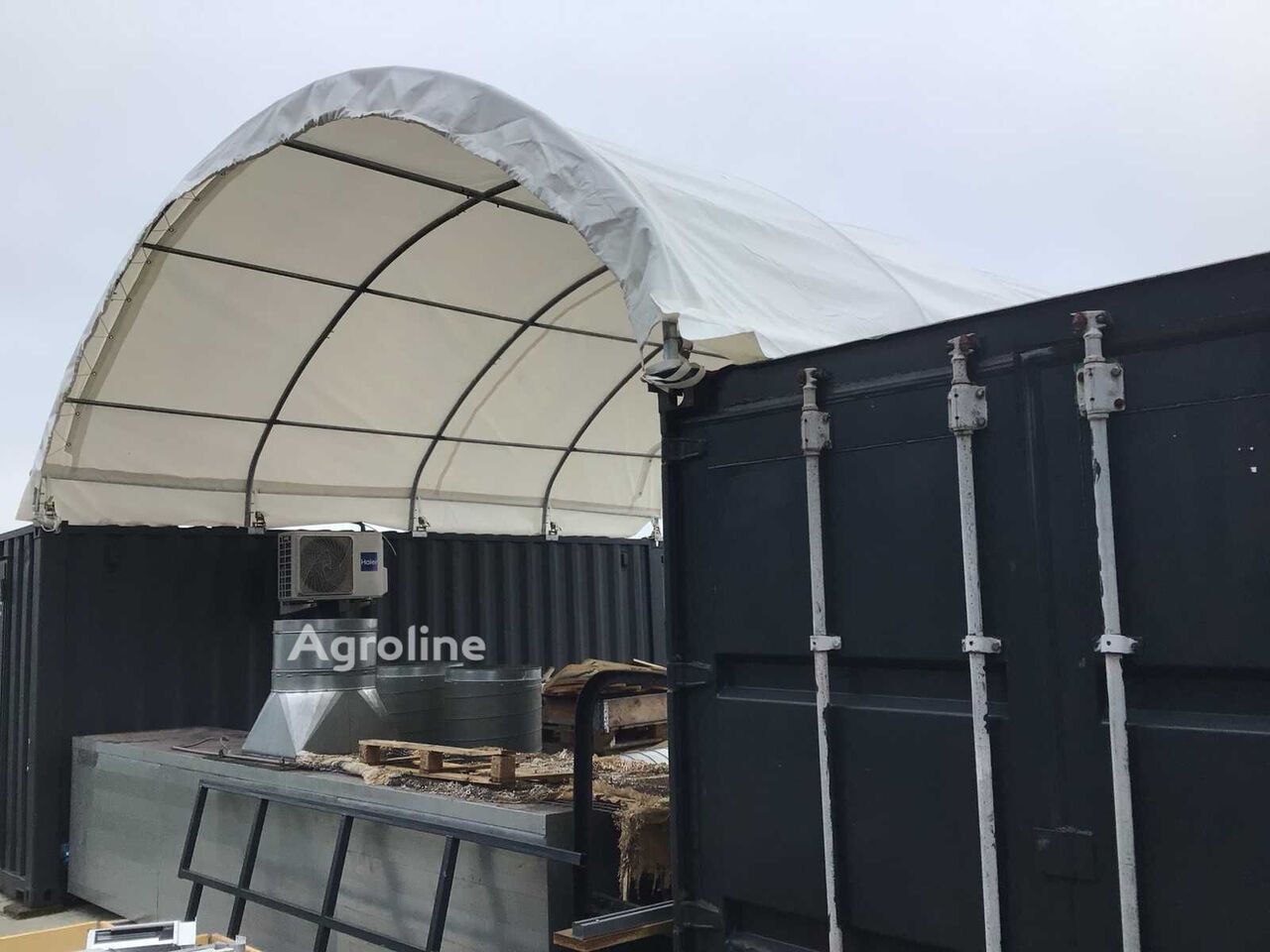 Prodaja 2025 - Easy-Going (6x6x2 meter) šatorskog hangara | Agroline HR 2025 - Easy-Going (6x6x2 meter) šatorski hangar - Agroline