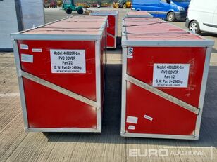 yeni 40' x 80' x 20' Dome Storage Shelter (2 Boxes) (Cannot Be Recons brandalı hangar