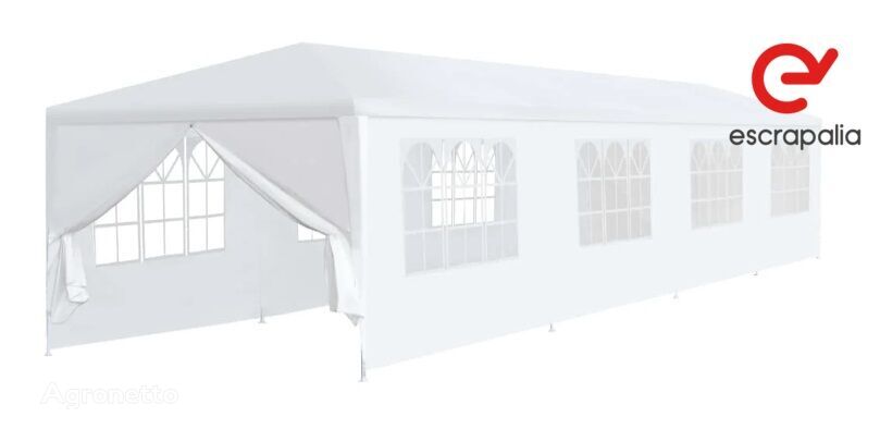 тентовый ангар Carpa para Eventos de Acero y Lona Blanca