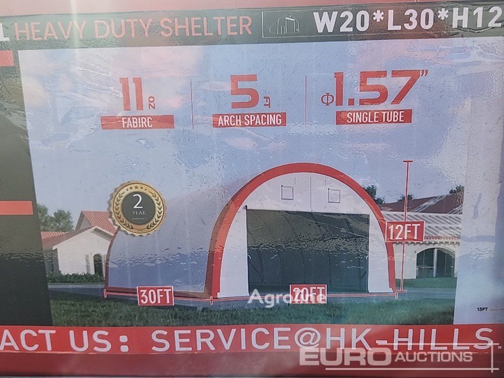Nový plachtová hala Hills Industrial Heavy Duty Shelter - Agroline