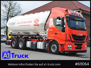 camion silo IVECO MAGIRUS Stralis 460, Spitzer Silo, 5 KA Futter , Gardner D