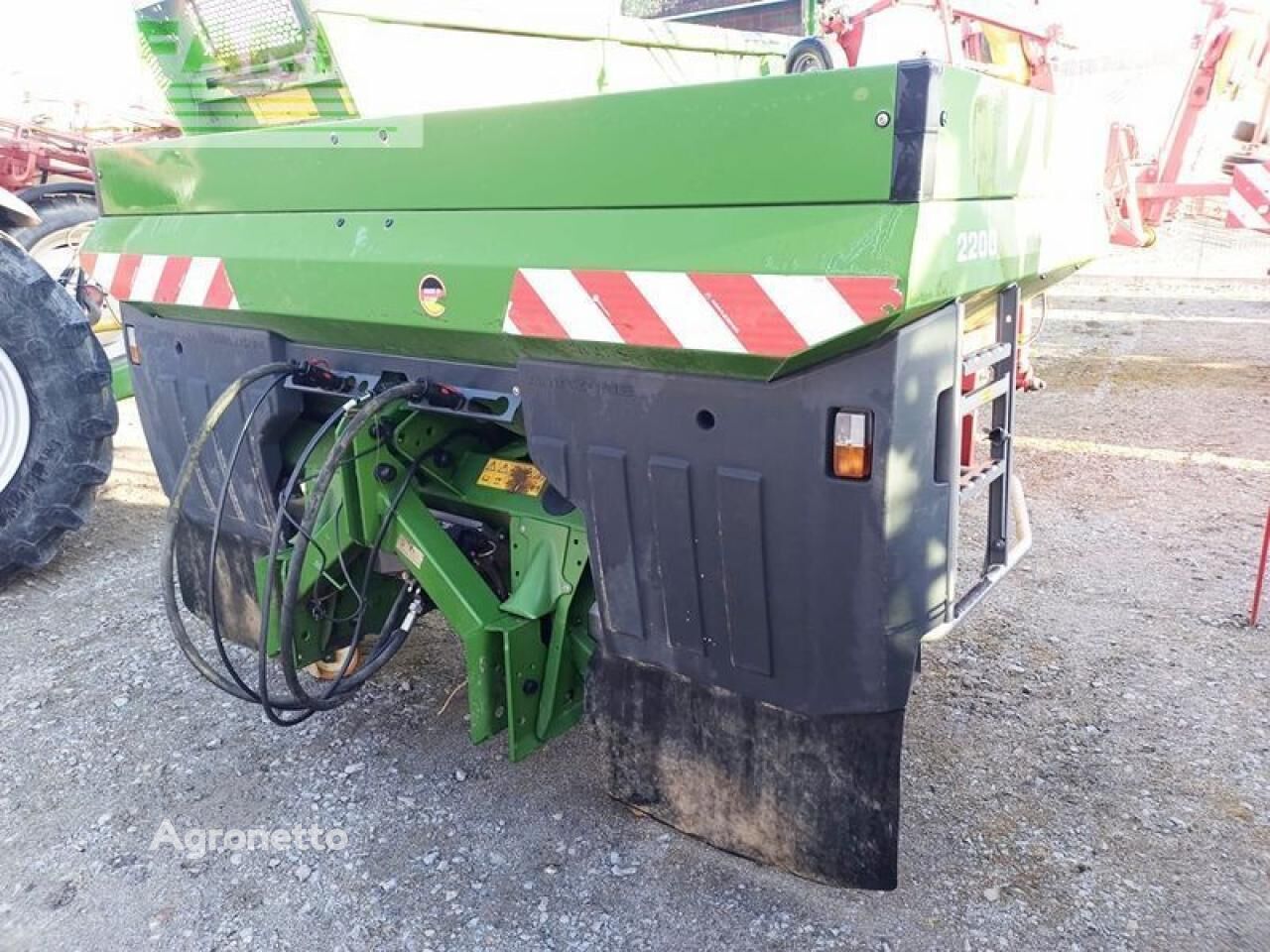 Amazone za-ts 2200 profis hydro wiegestreuer (2.800 l) mounted fertilizer spreader