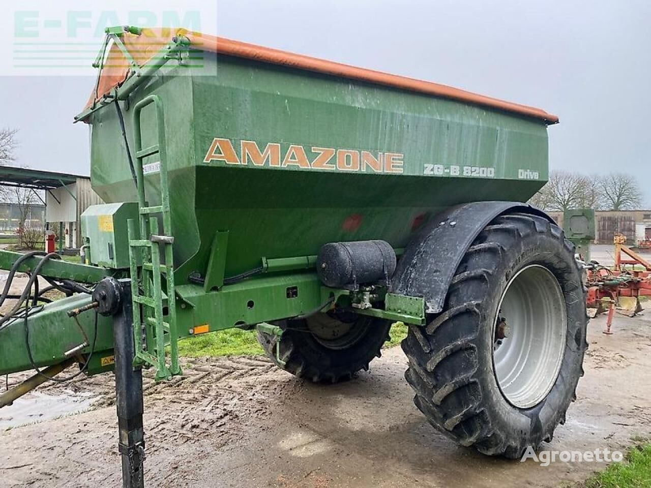 zgb 8200 drive trailed fertilizer spreader