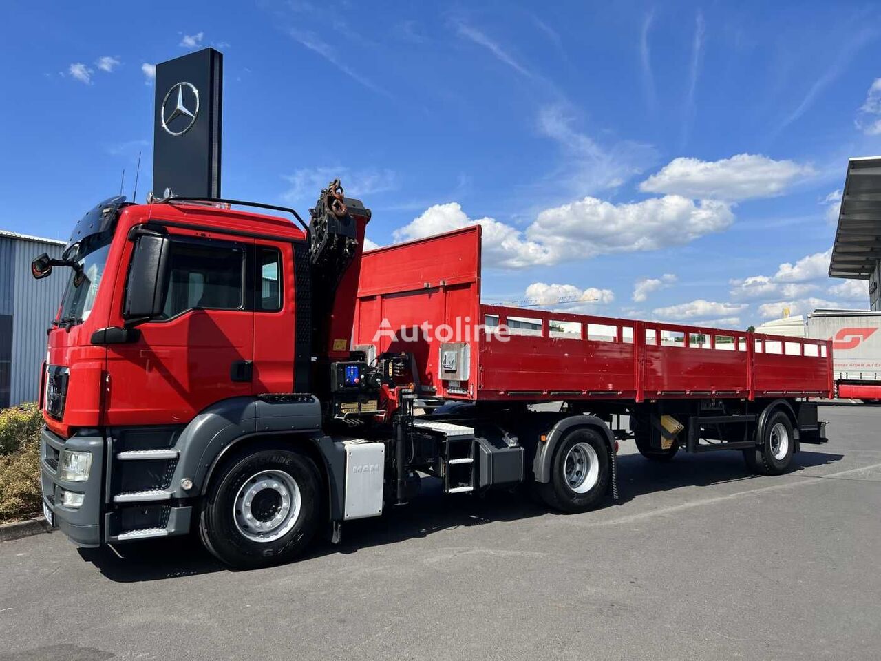 bortinė puspriekabė Ackermann  PS-F10/86E Flatbed semi-trailer