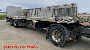 damaged Asca S222 CL Extensible Latéralement  flatbed semi-trailer