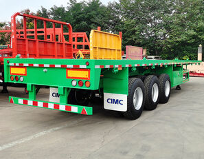 semi-remorque plateau CIMC 3 Axle 40 Foot Flatbed Semi Trailer for Sale - Z neuf