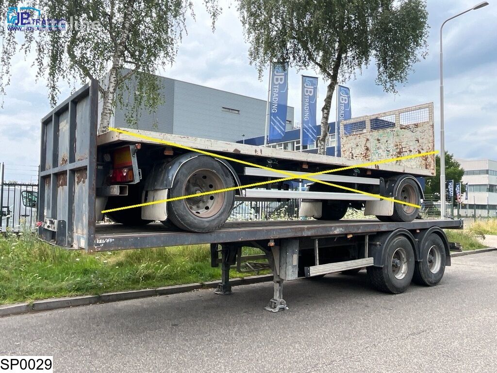 Coder open laadbak flatbed semi-trailer