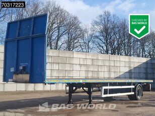 العربات نصف المقطورة شاحنة مسطحة Fruehauf 1 Axle Steering Axle BPW