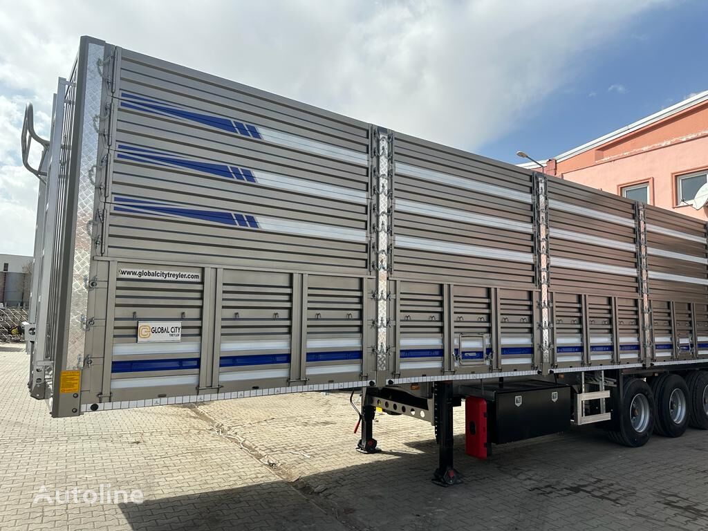 new Global City QUADRUPLE ADDTIONAL DROP SIDE TRAILER flatbed semi-trailer