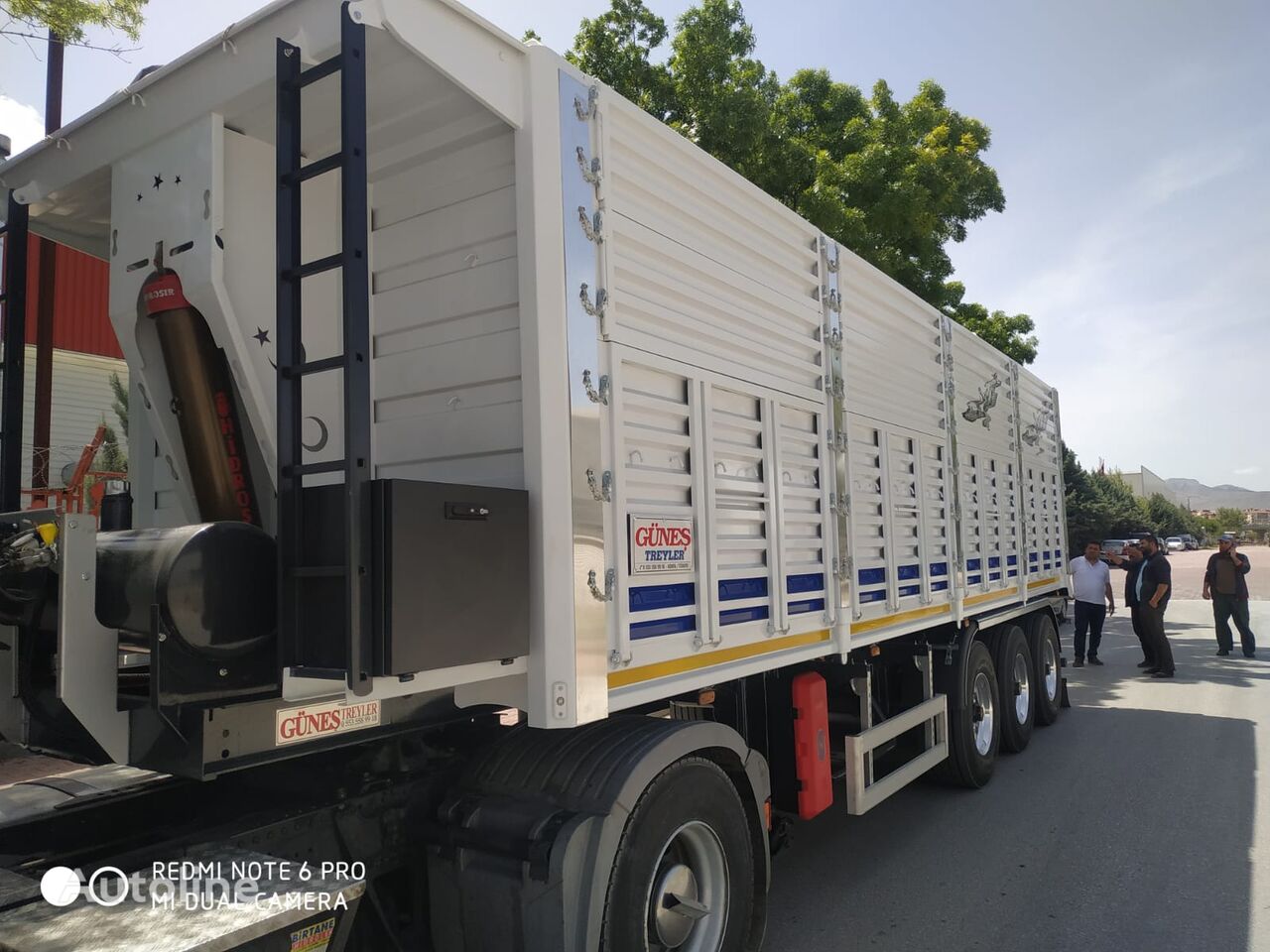 new Güneş Treyler Damper kapaklı flatbed semi-trailer