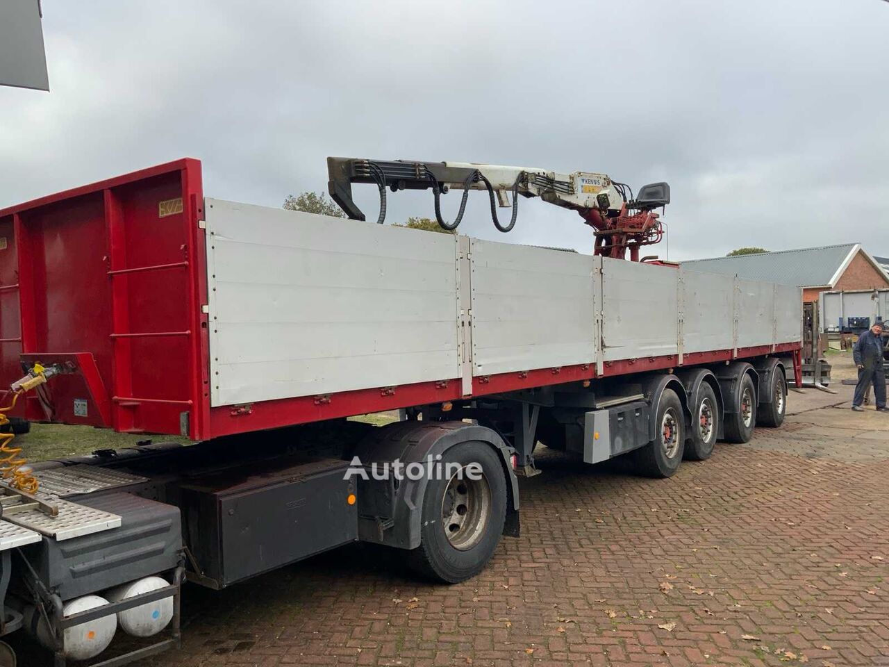 Semi-reboque caixa aberta KWB P-504-STI-H - Autoline