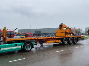 العربات نصف المقطورة شاحنة مسطحة Kaiser KENNIS 14000 ROLLER CRANE HATZ ENGINE