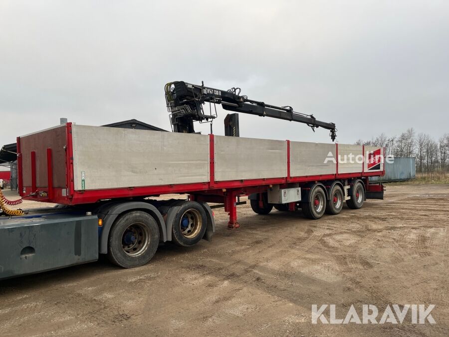 نیمه تریلر مسطح Kel-Berg 40 ton