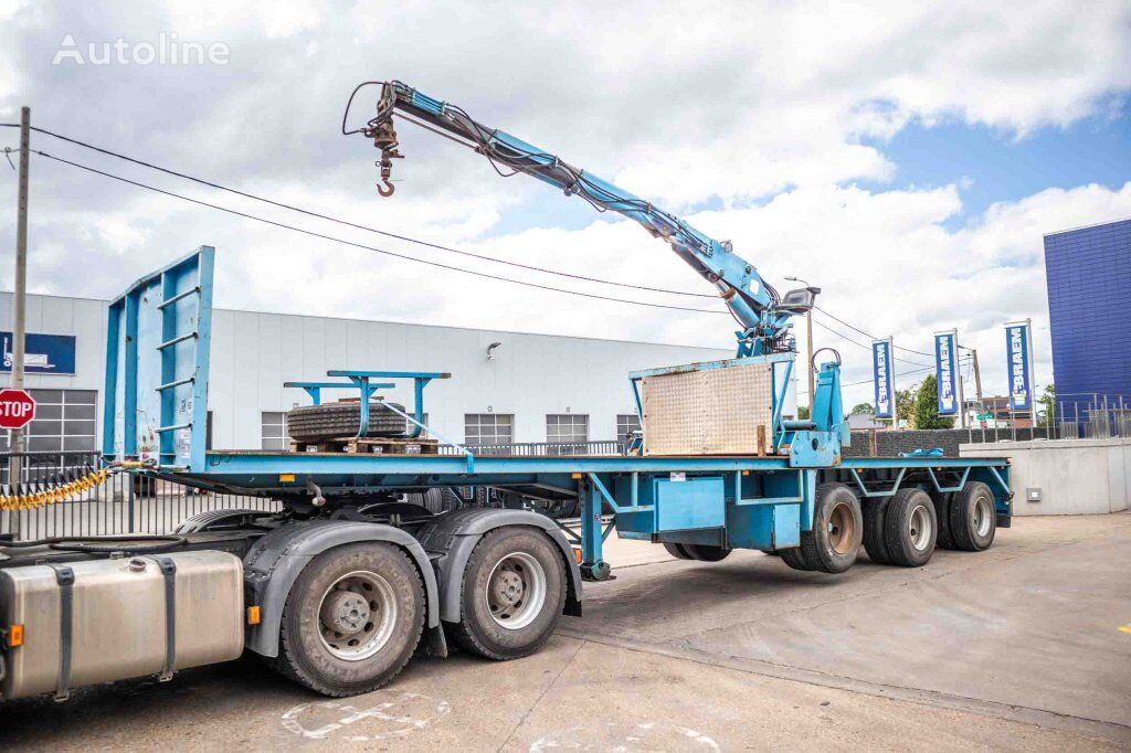 Kennis KRAAN/CRANE/GRUE/KRAN 14 TON/M flatbed semi-trailer