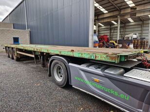 semi-remorque plateau LeciTrailer 3E20BDP / COIL / COILMULDE / FOSSE Á BOBINE / Containertransport