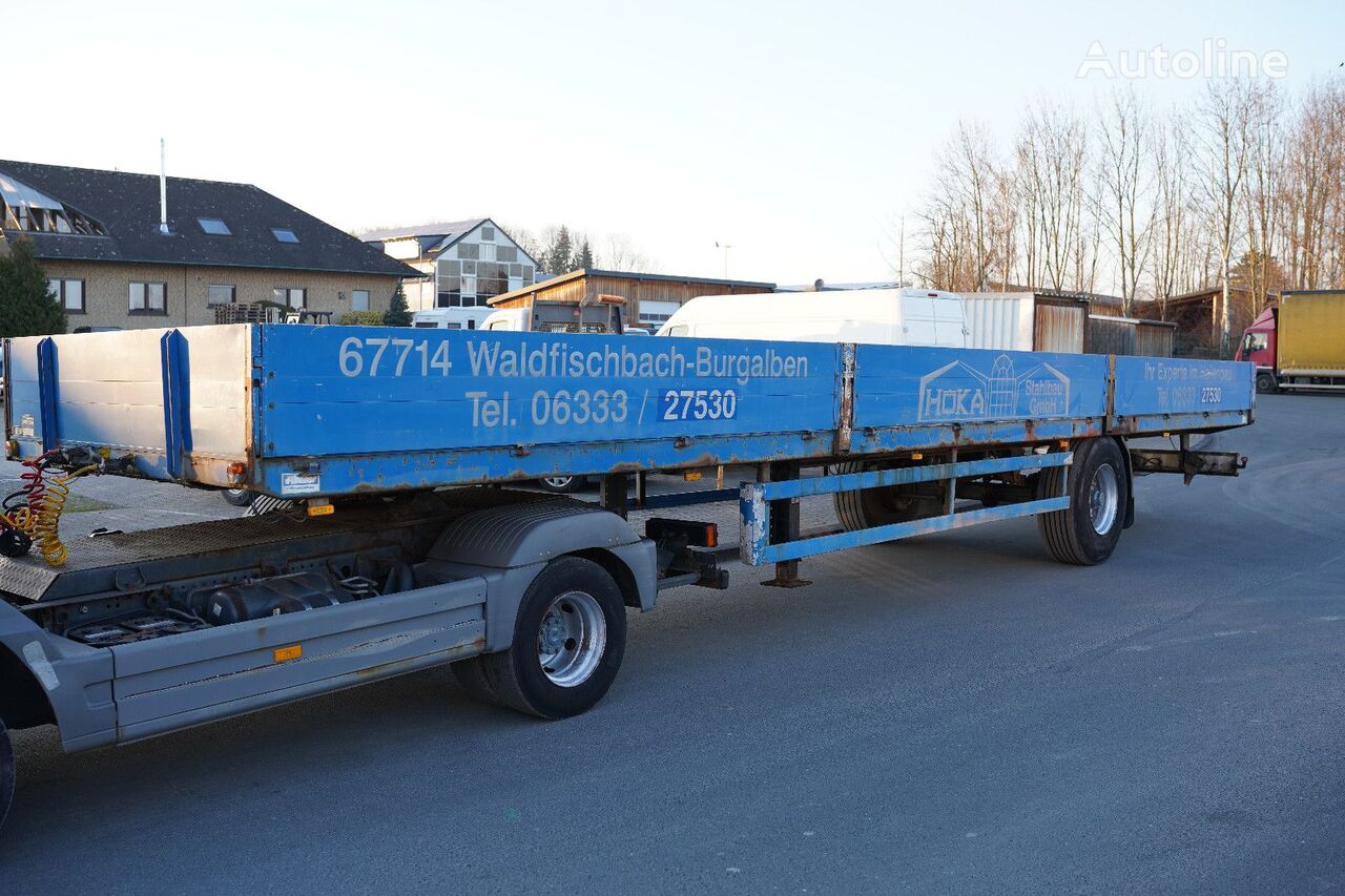 Lindner & Fischer flatbed semi-trailer