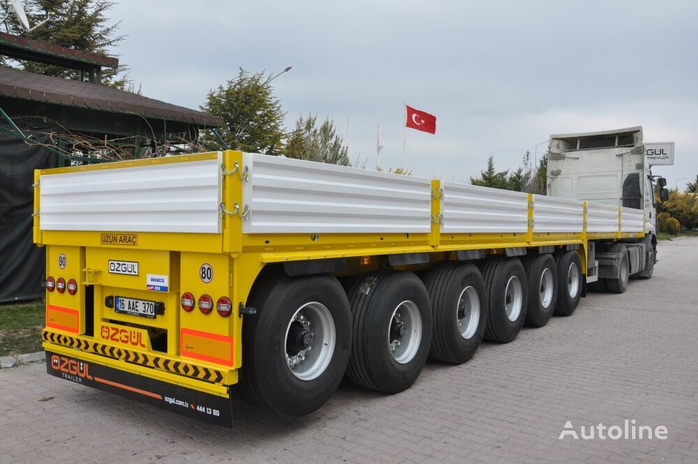 nowa naczepa burtowa Özgül 6 AXLE PLATFORM SEMI TRAILER