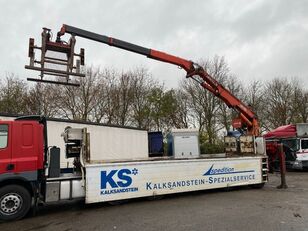 Orthaus 2 ASSIGE STEERING AXEL MKG HLK 330 VG CRANE flatbed semi-trailer