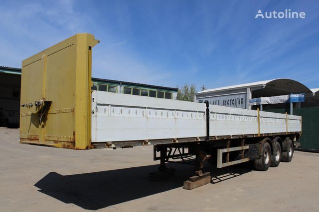 Renders NH4G31  flatbed semi-trailer