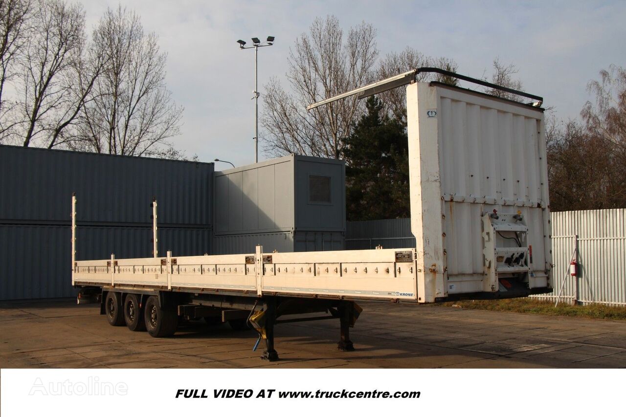 Schmitz Cargobull LOW DECK, AXLES BPW, LIFT AXLE flatbed semi-trailer