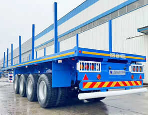 신품 플랫베드 세미 트레일러 Titan Trailers 2024 New 4 Axle Flat Bed Trailer for Sale- X