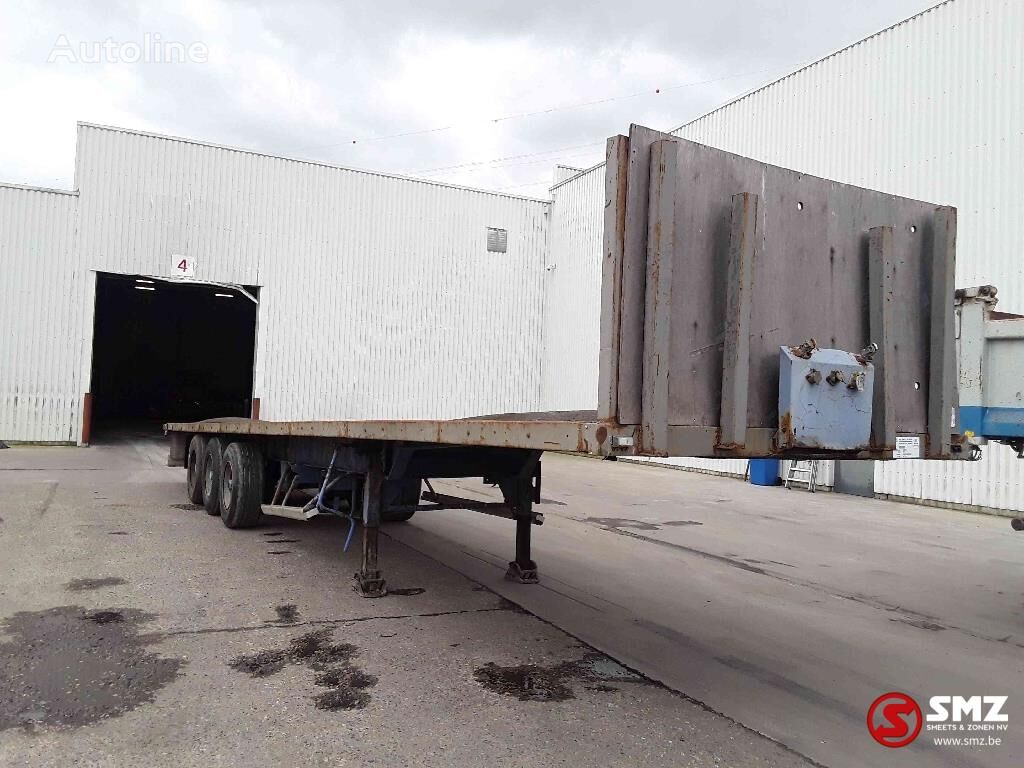 Trouillet Oplegger flatbed semi-trailer