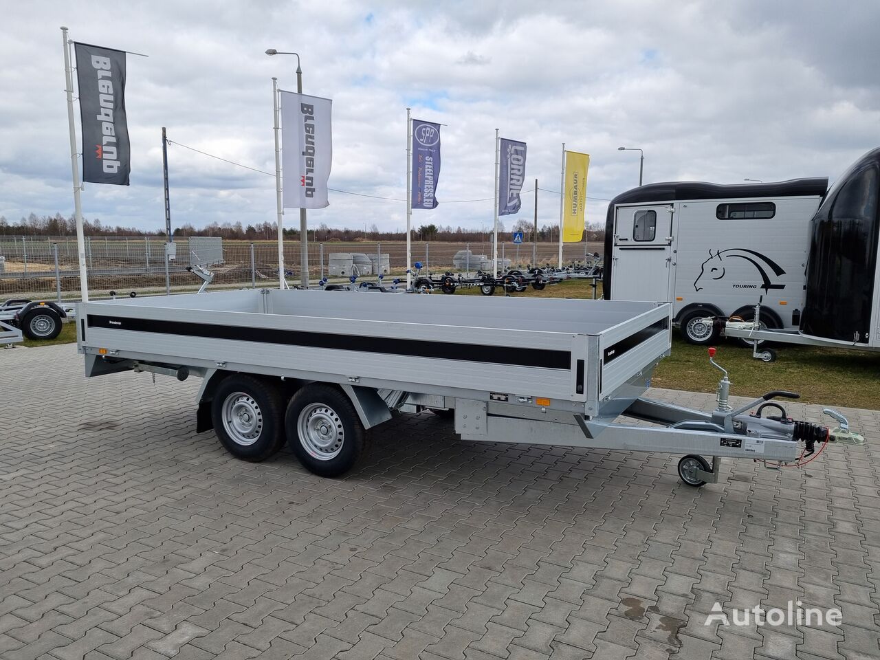 new Brenderup 5420W ATB przyczepa skrzyniowa 3,5T DMC  417 x 203 cm najazdy flatbed trailer